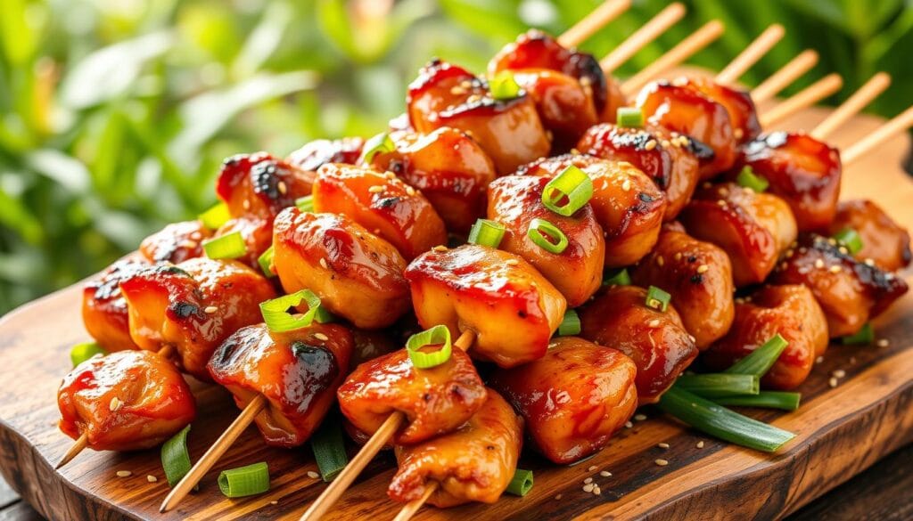 Asian-Inspired Grilled Chicken Skewers