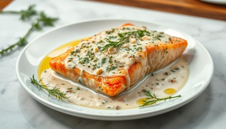 Creamy Herb and Garlic Salmon