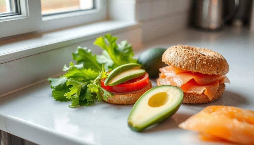 Easy Smoked Salmon Sandwich Preparation