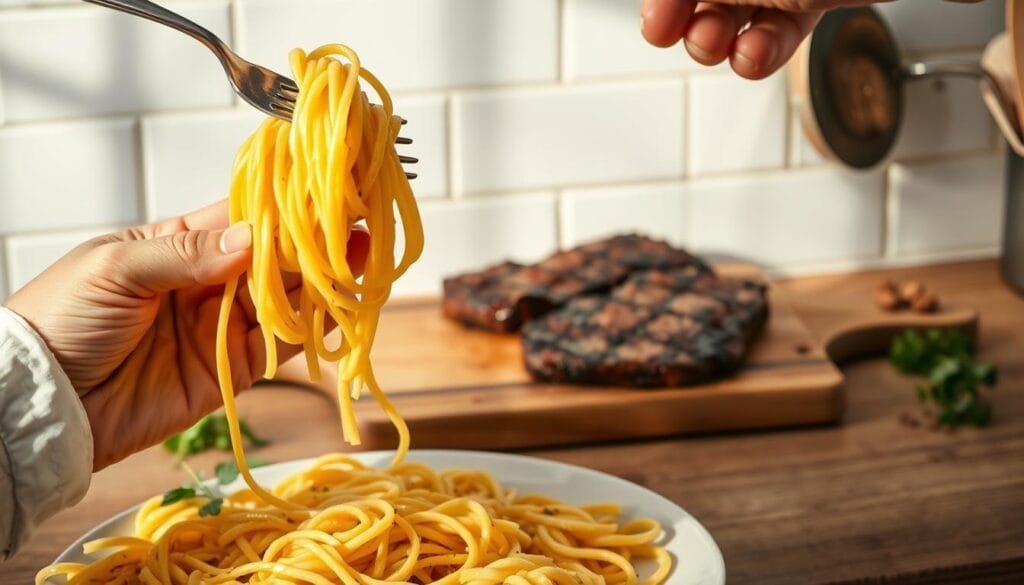 Homemade Steak Pasta Cooking Techniques