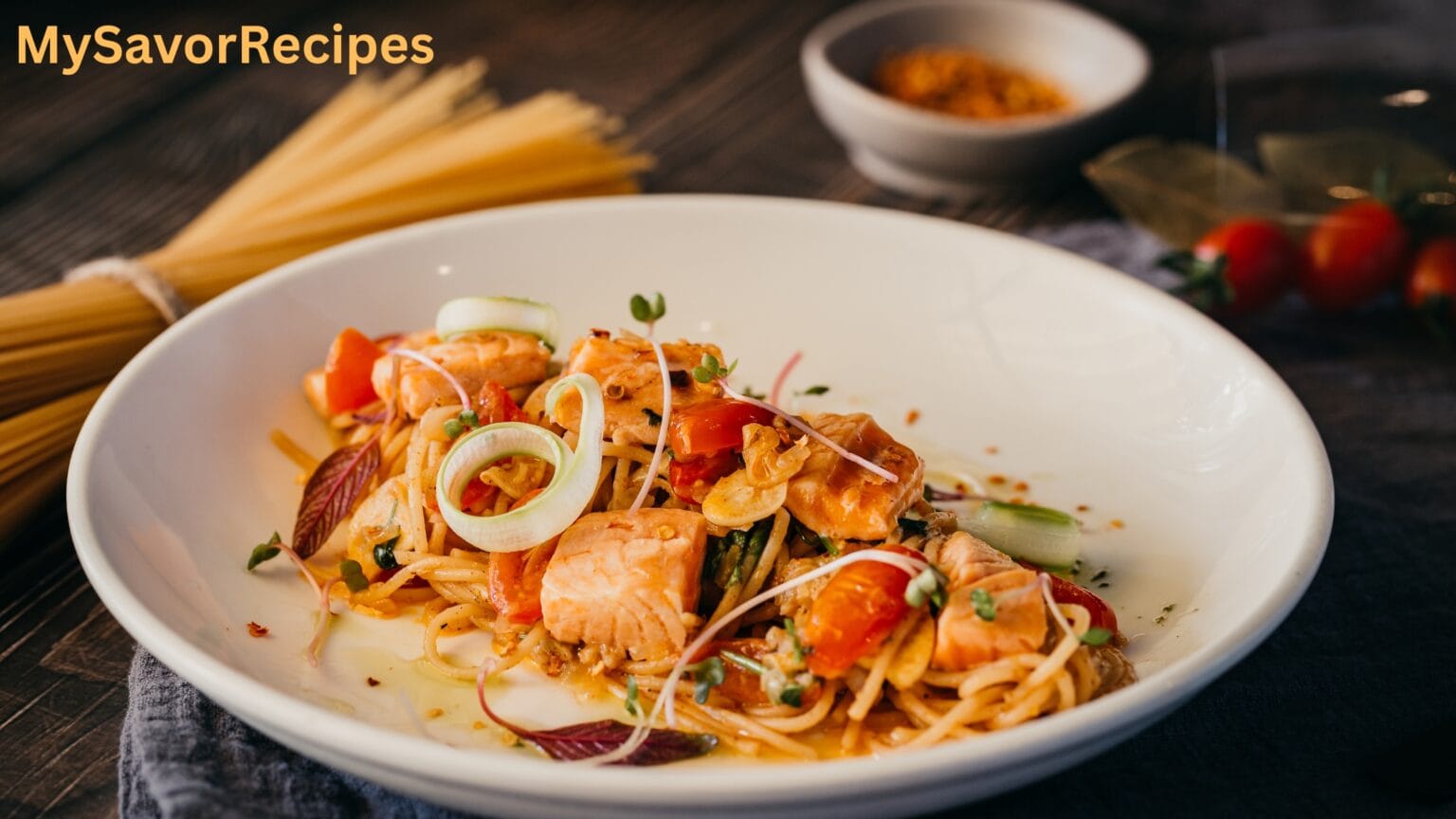 Honey Garlic Salmon Bites