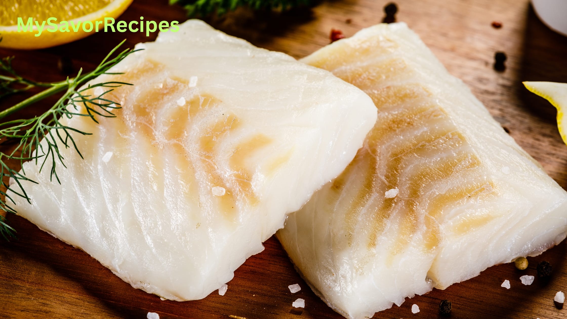 Lemon Butter Baked Cod