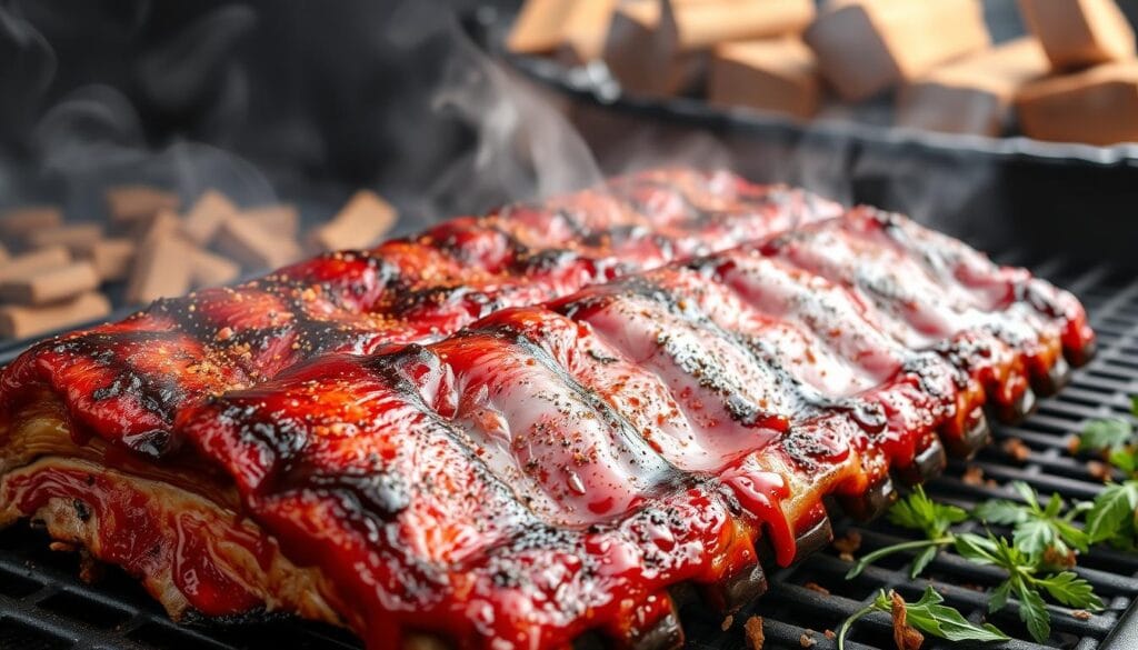 Smoked Beef Back Ribs Cooking Process