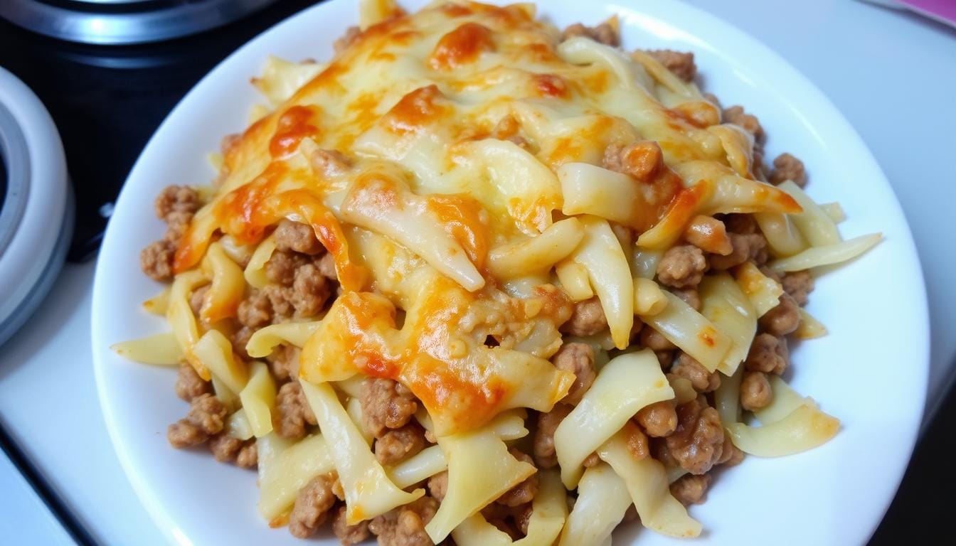 cabbage ground beef casserole