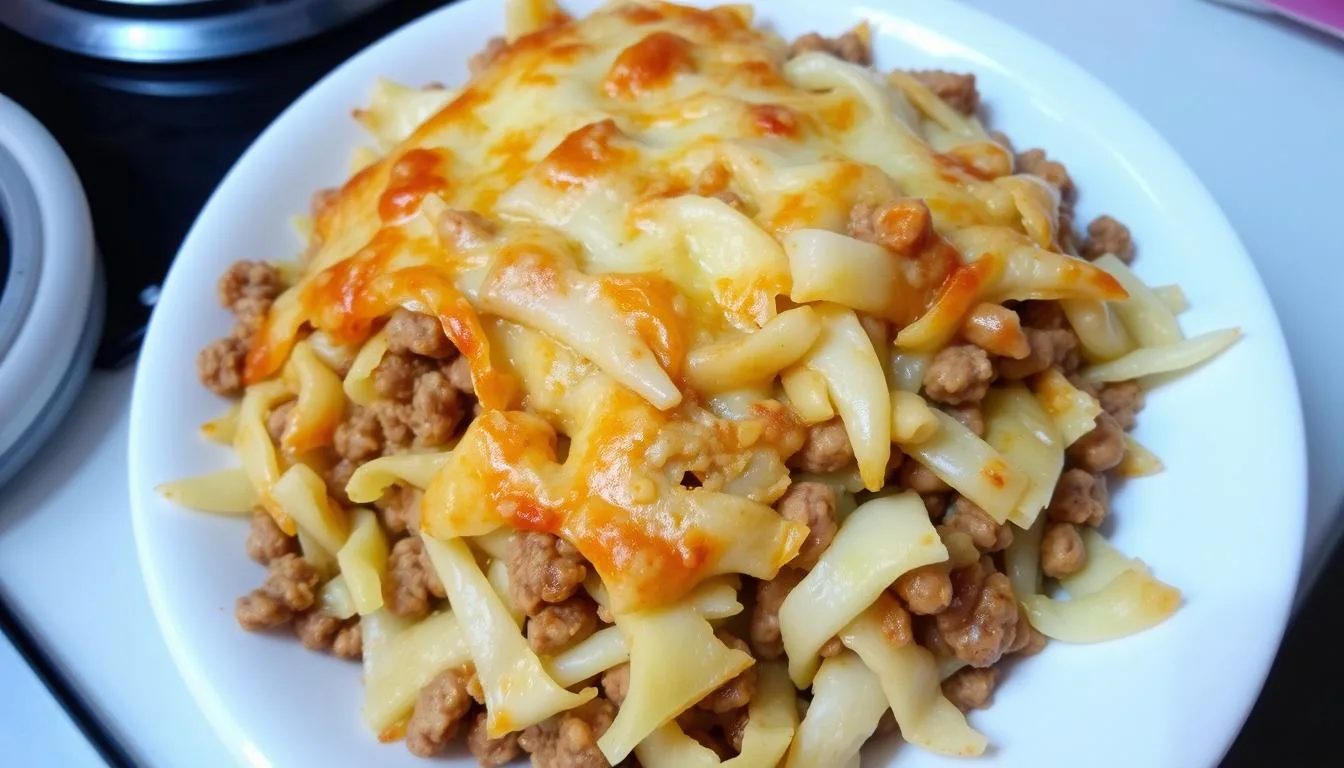 cabbage ground beef casserole