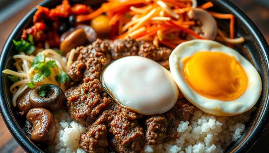 Customized Korean Ground Beef Bowl Variations