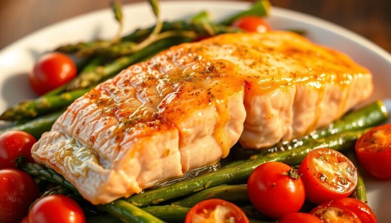 Garlic Butter Baked Salmon