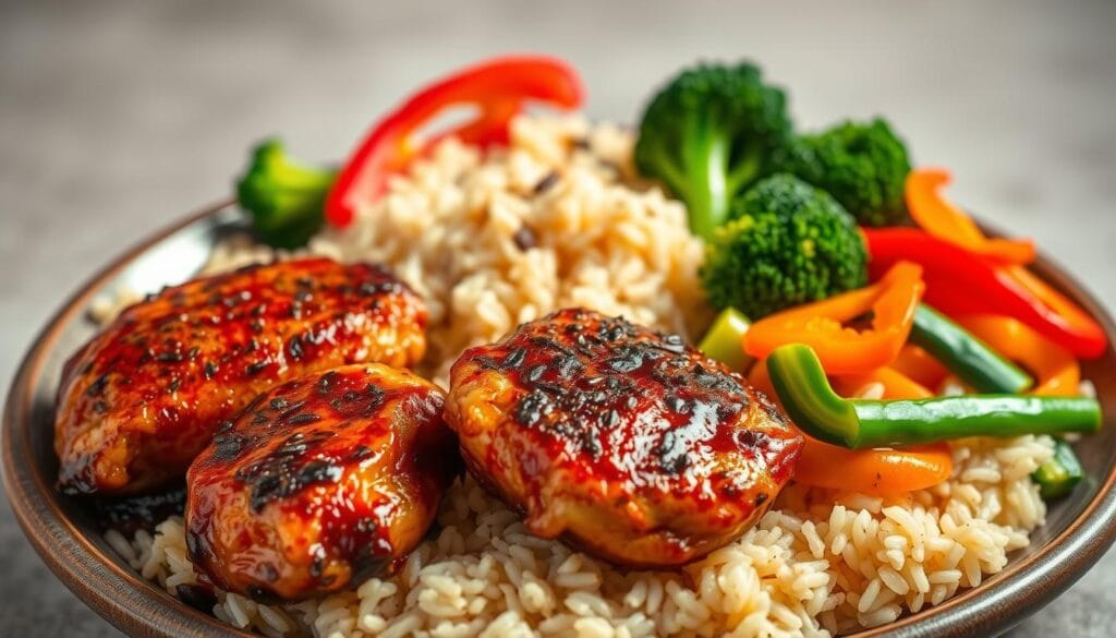 Healthy Black Pepper Chicken Meal Pairing