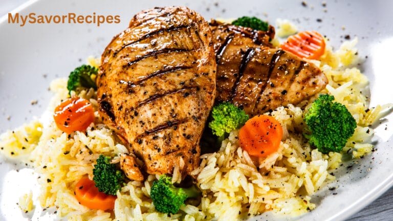 Corn Chicken Rice Bowl