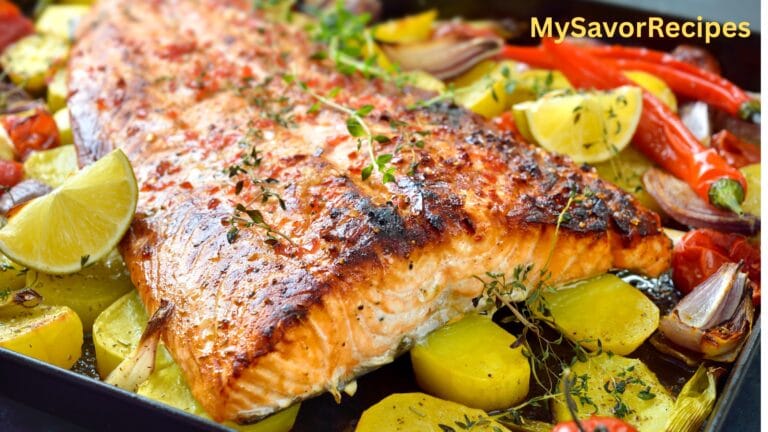 Garlic Butter Baked Salmon