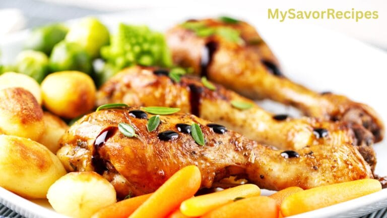 Crispy Chicken Thighs & Potatoes