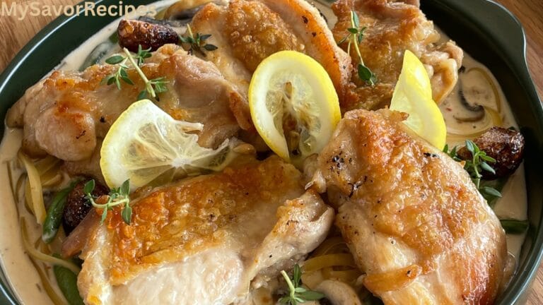 Creamy Garlic Chicken with Spinach