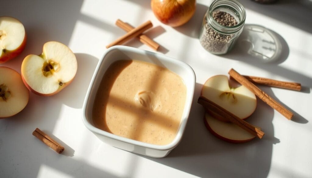 Apple Cinnamon Chia Pudding Preparation Apple Cinnamon Chia Pudding Preparation