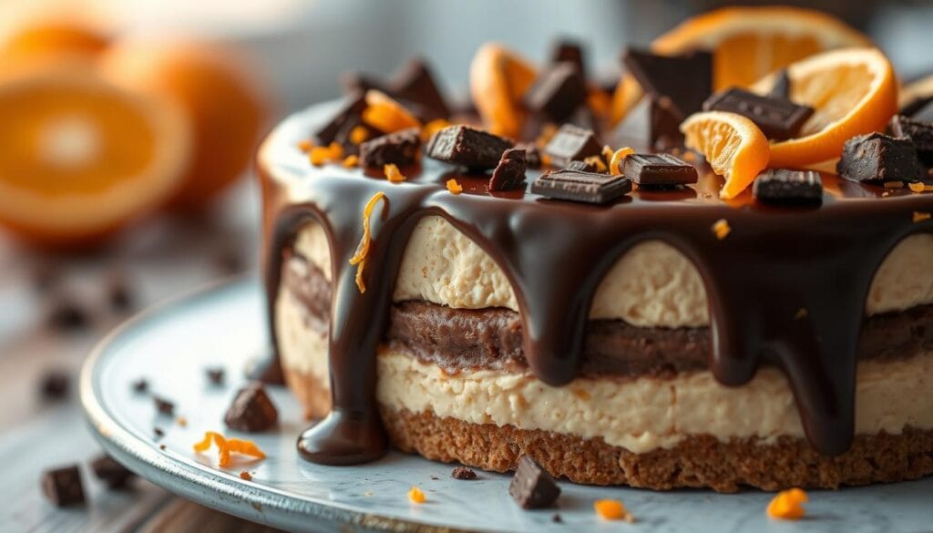 Chocolate Orange Cheesecake