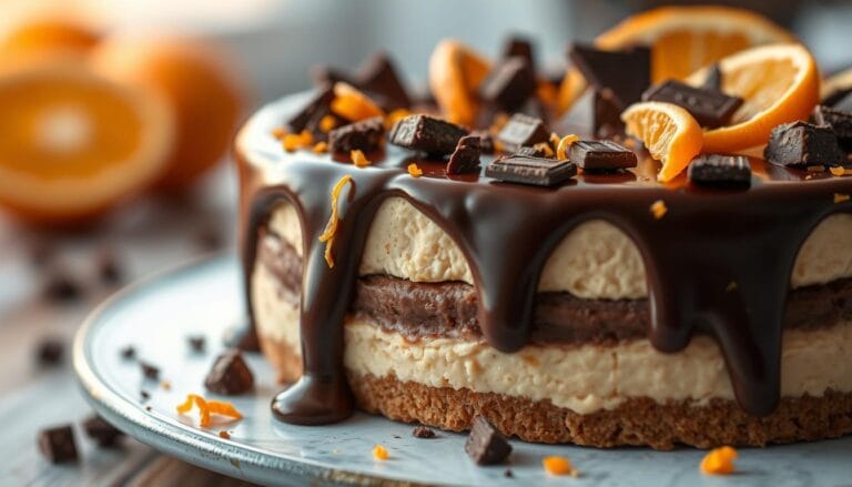 Chocolate Orange Cheesecake