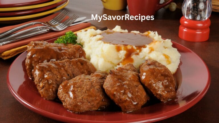 Turkey Meatloaf with Mashed Sweet Potatoes