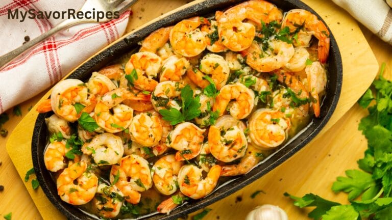 Garlic Shrimp Gratin