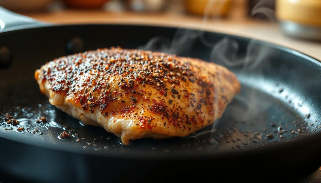 Blackened Chicken Cooking Process Blackened Chicken Cooking Process