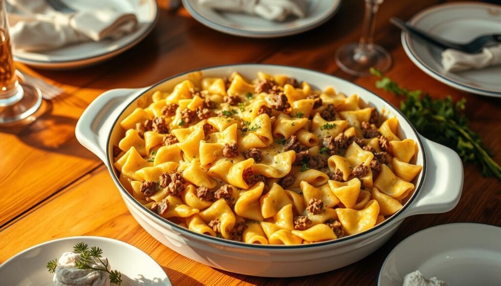 Cheesy Beef Bowtie Pasta Family Meal Cheesy Beef Bowtie Pasta Family Meal