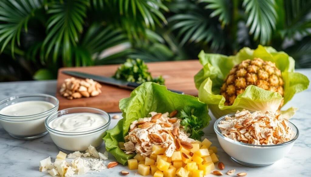 Easy Hawaiian Chicken Salad Assembly Easy Hawaiian Chicken Salad Assembly