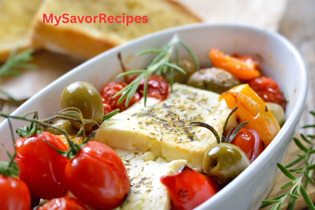 Mediterranean Baked Feta Eggs