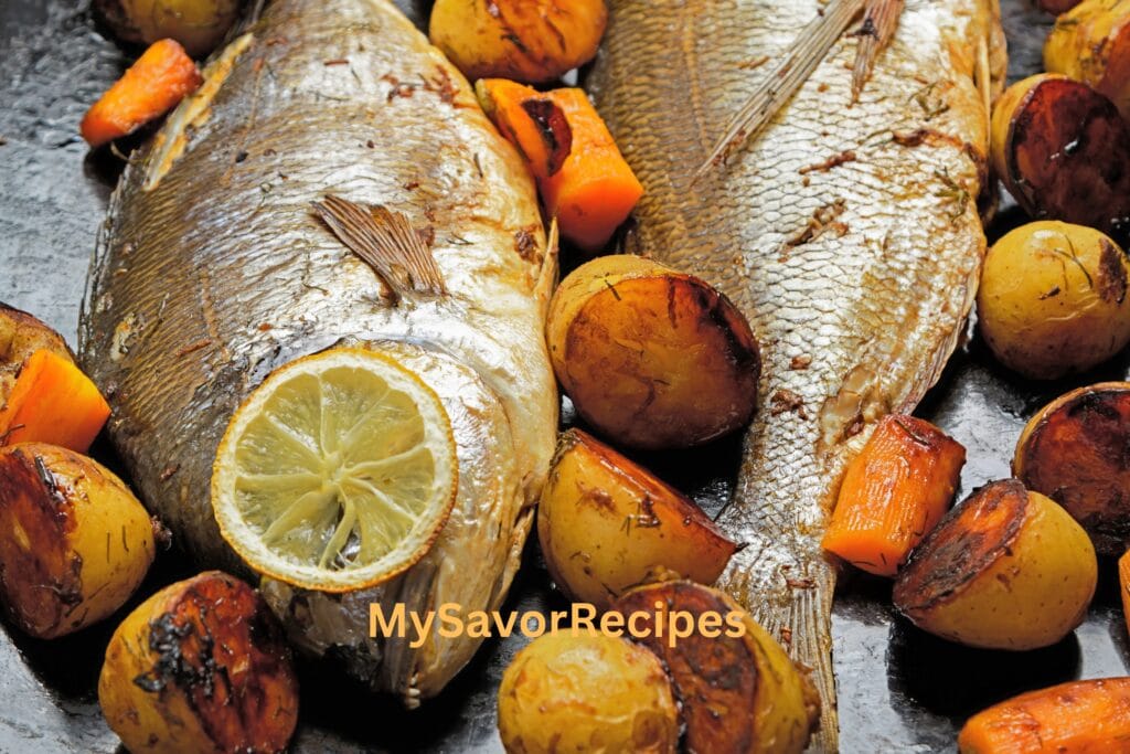Oven Baked Mediterranean Branzino