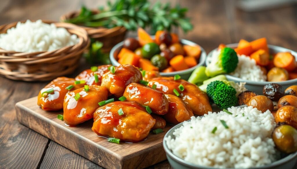 Honey Ginger Chicken Dinner Side Dishes Honey Ginger Chicken Dinner Side Dishes