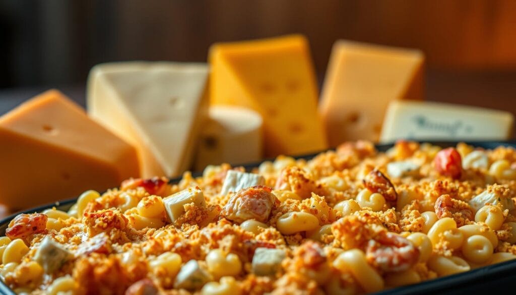 Lobster Mac and Cheese Bake Cheese Selection Lobster Mac and Cheese Bake Cheese Selection