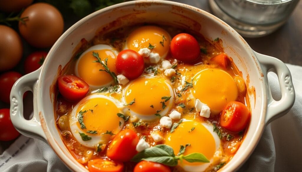 Mediterranean Baked Feta Eggs Cooking Tips Mediterranean Baked Feta Eggs Cooking Tips
