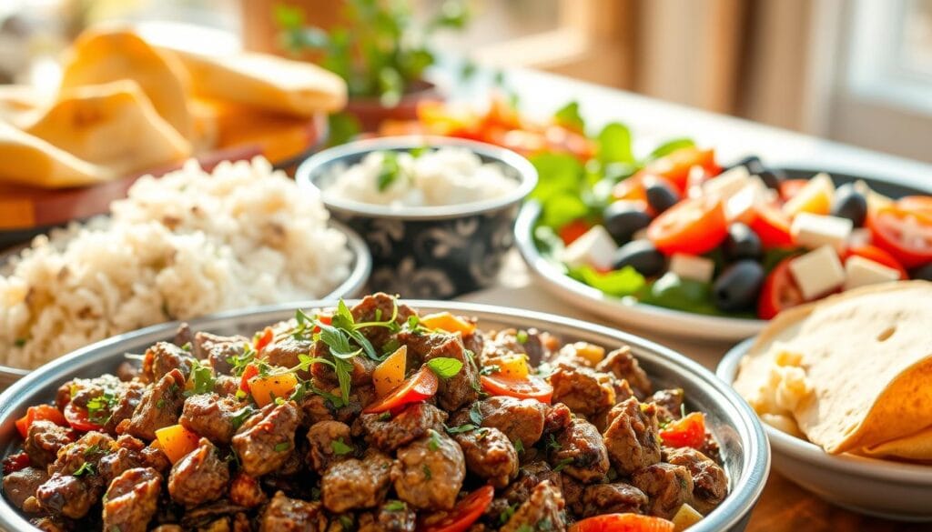 Mediterranean Ground Beef Stir-Fry Serving Ideas Mediterranean Ground Beef Stir-Fry Serving Ideas