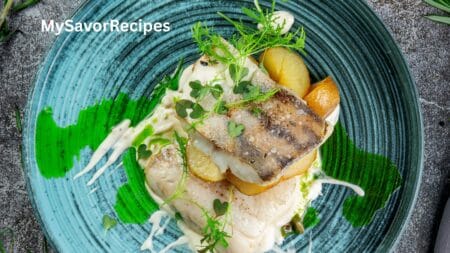Cod and Potatoes in Rosemary Cream Sauce