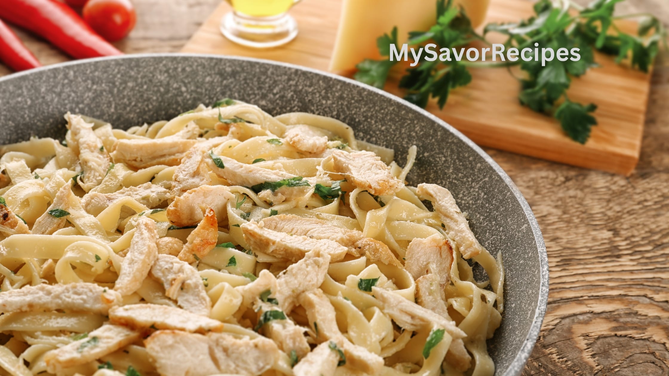 Creamy Chicken Alfredo Pasta