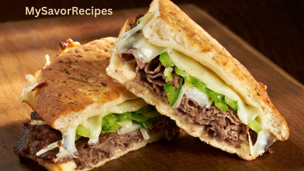 Steak, Egg, and Cheese Bagel Sandwich