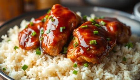 One-Pan Honey BBQ Chicken Rice