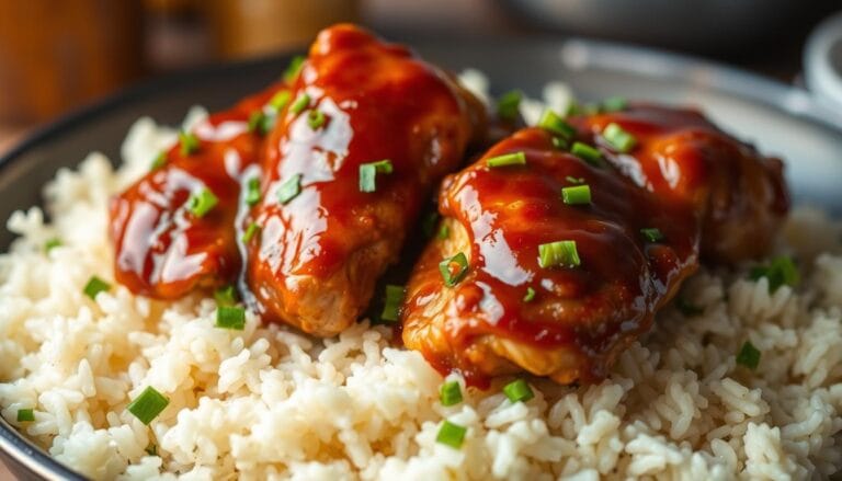 One-Pan Honey BBQ Chicken Rice