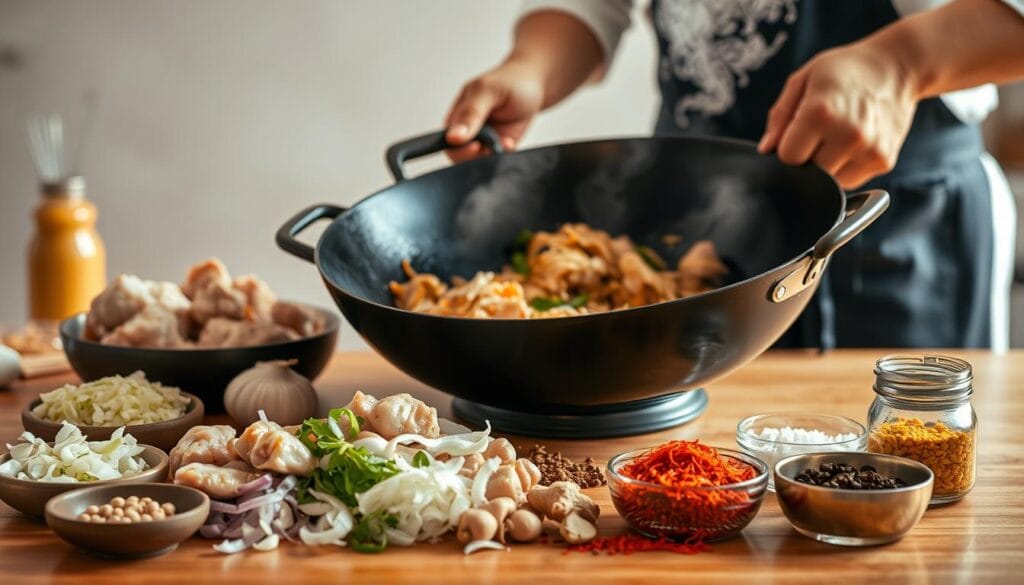 Preparing Mongolian Chicken Step by Step Preparing Mongolian Chicken Step by Step