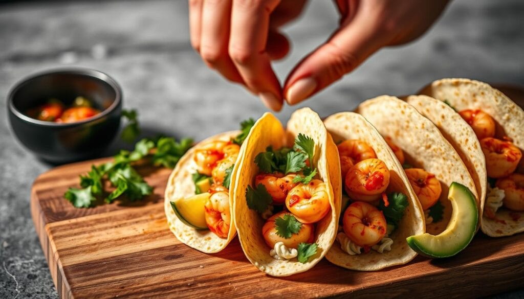 Spicy Shrimp Taco Assembly Techniques Spicy Shrimp Taco Assembly Techniques