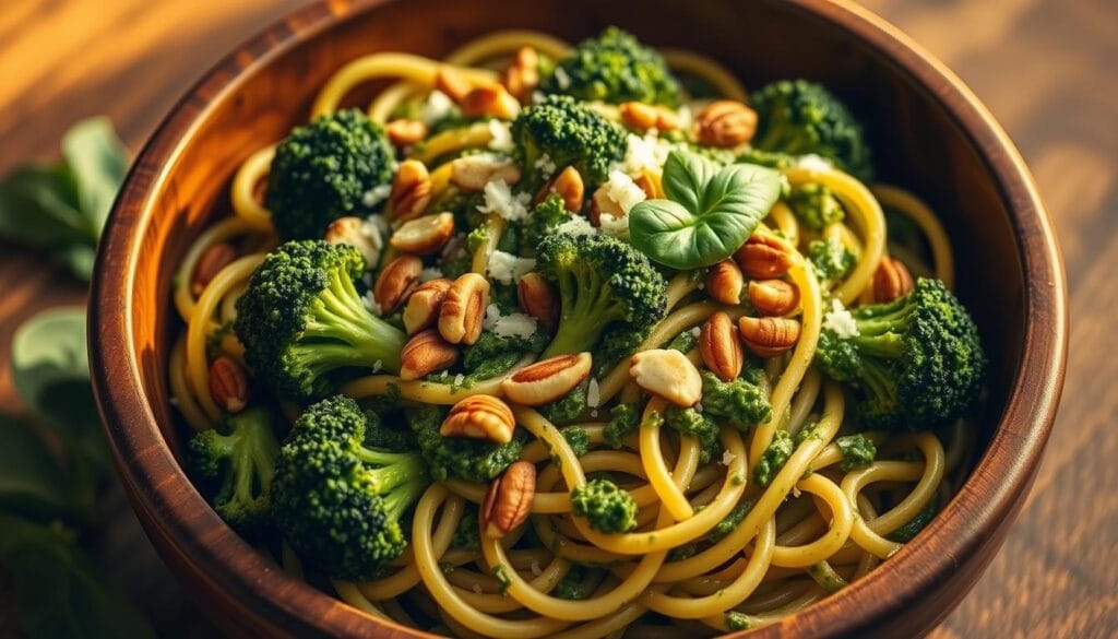 Broccoli Pesto Pasta Variations