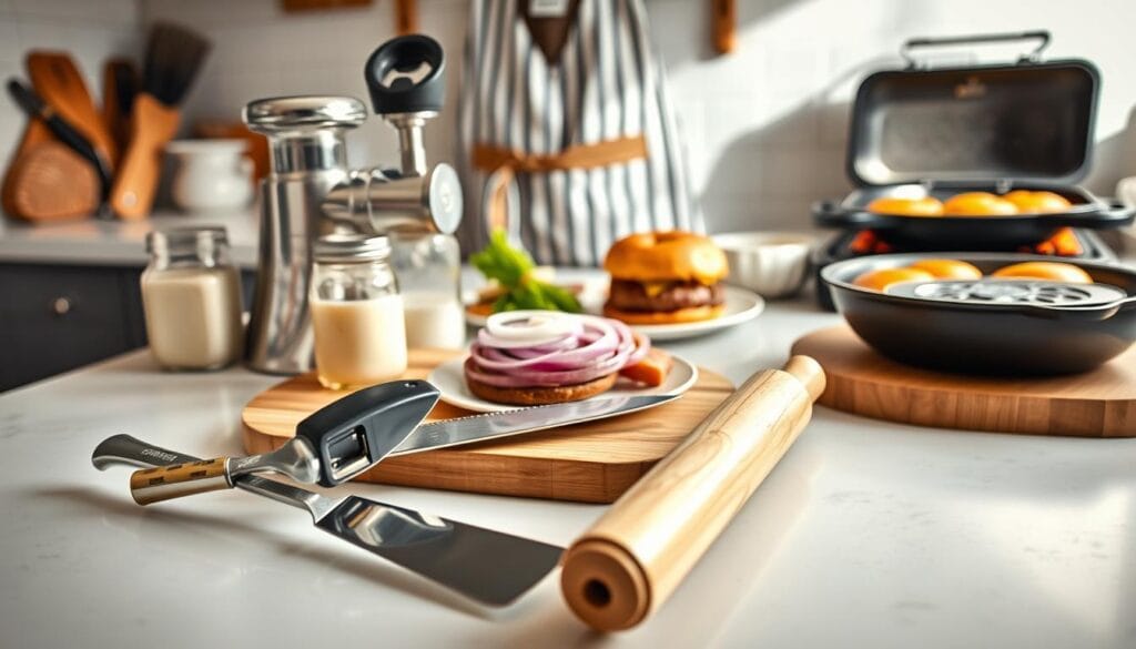 Burger Making Essential Tools Burger Making Essential Tools