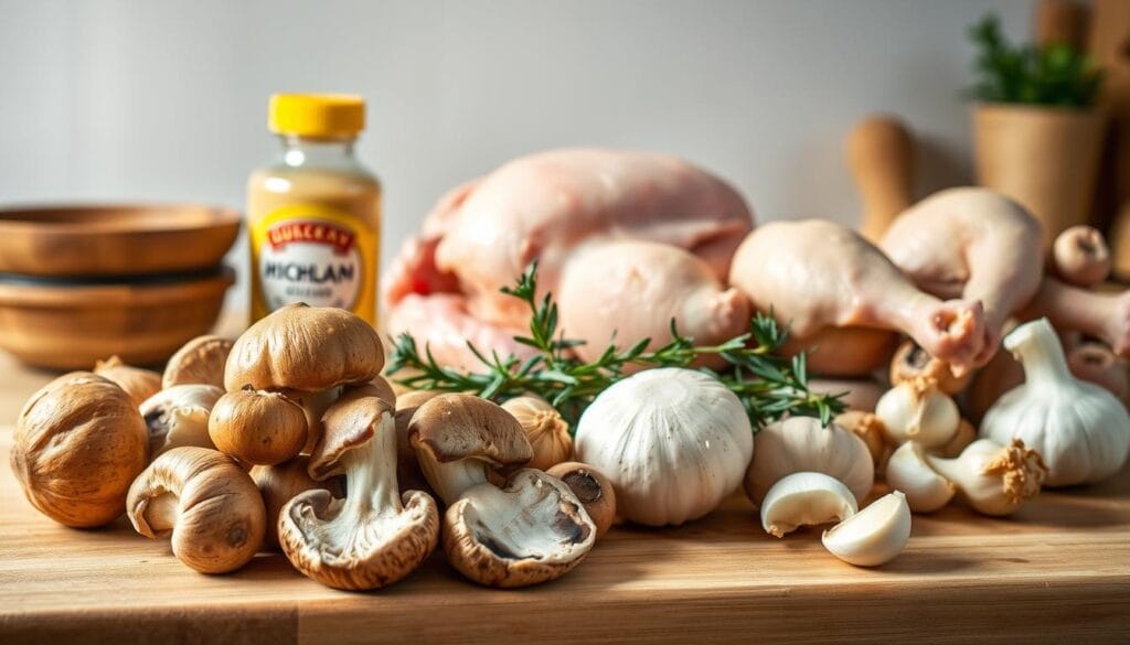 Chicken Mushroom Dijon Ingredients