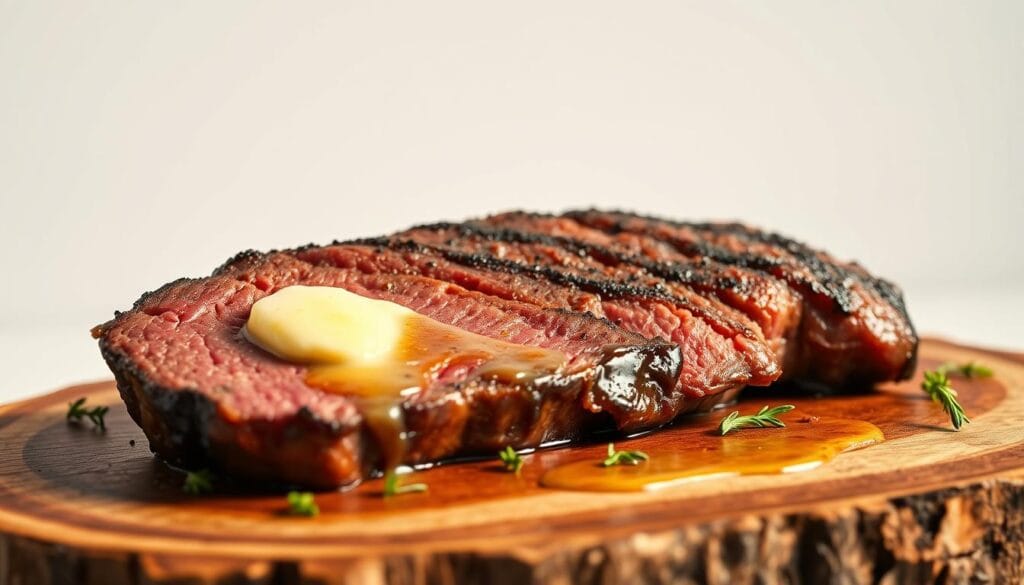 Cowboy Butter Steak Plating Cowboy Butter Steak Plating