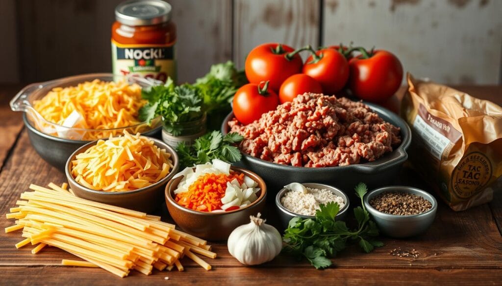 Ground Beef Taco Pasta Skillet Ingredients Ground Beef Taco Pasta Skillet Ingredients