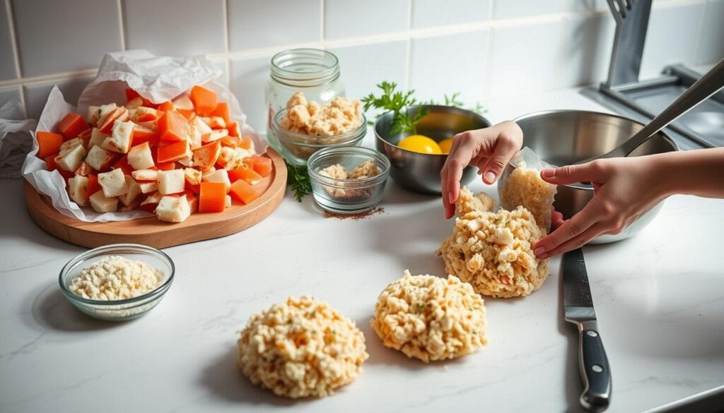 Homemade Crab Cakes Preparation Homemade Crab Cakes Preparation