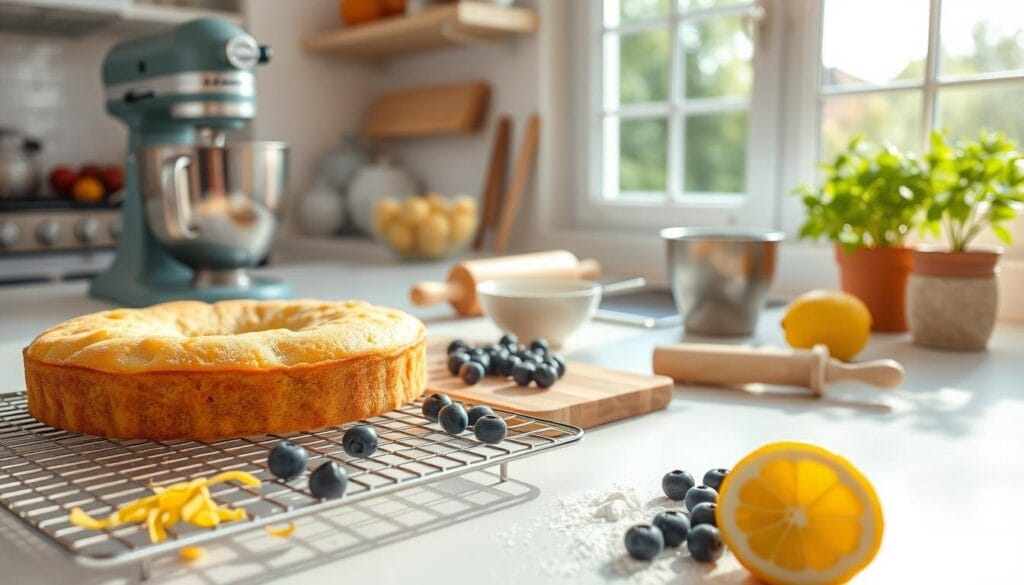 Lemon Blueberry Cake Baking Steps Lemon Blueberry Cake Baking Steps