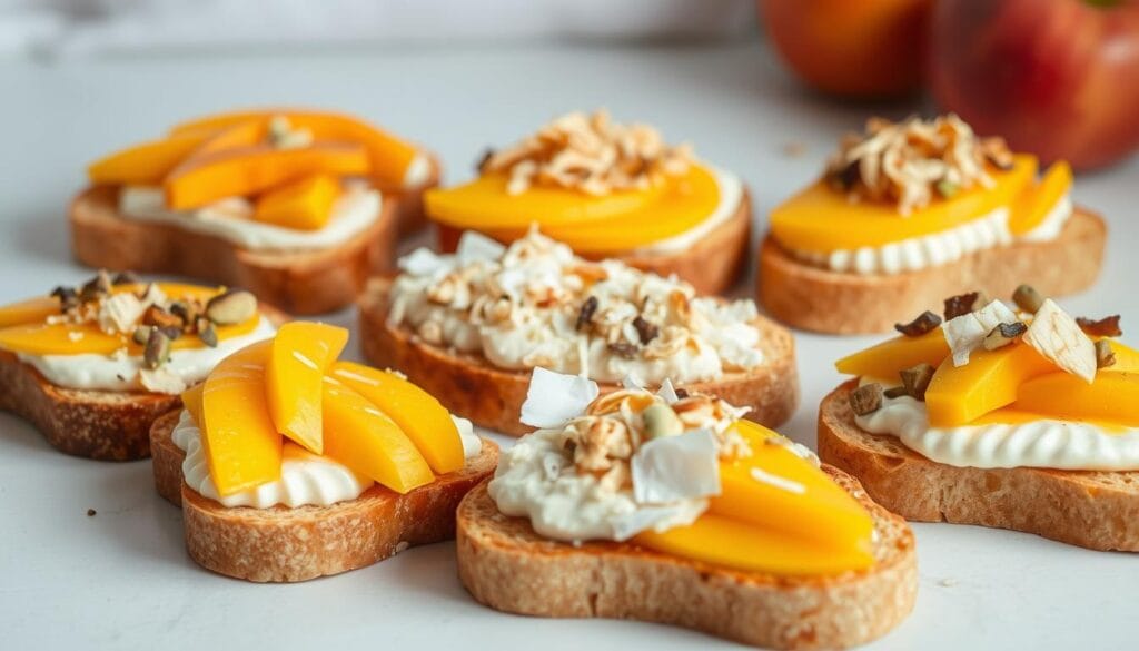 Mango Cream Paneer Toast Variations Mango Cream Paneer Toast Variations