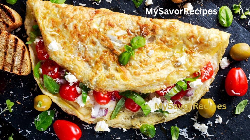 Fluffy Ham and Cheese Omelette