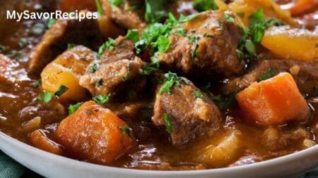 Beef Stew with Carrots and Potatoes