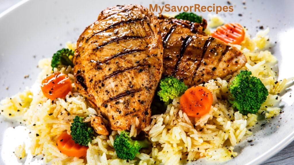 Grilled Chicken and Broccoli Bowls