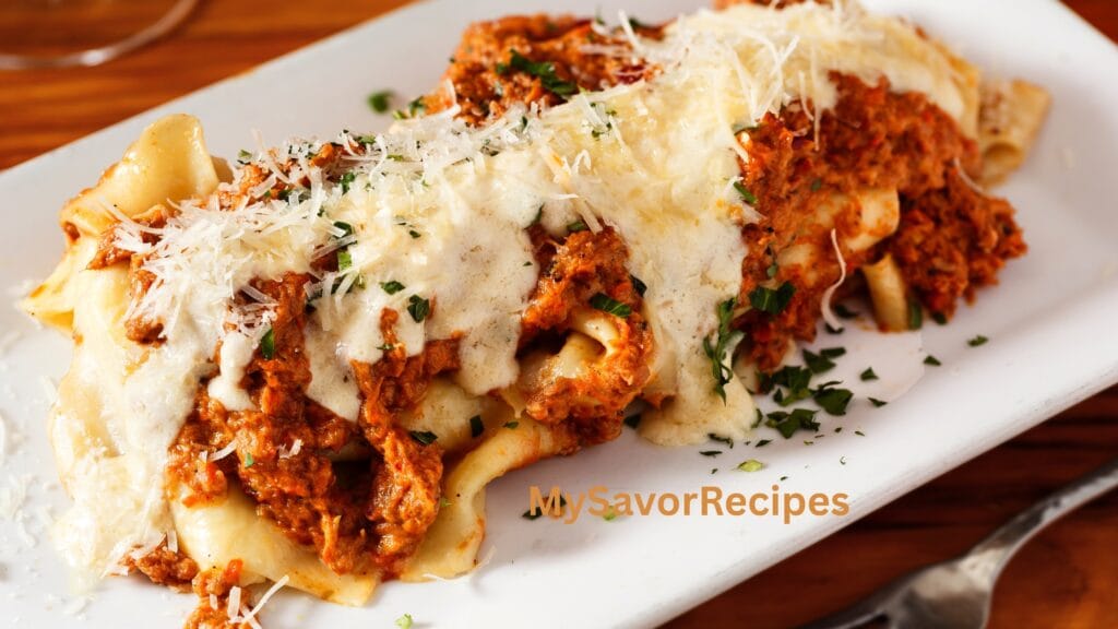 Cheesy Lasagna Sheet Pasta