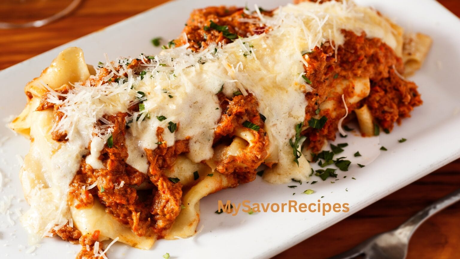 Cheesy Lasagna Sheet Pasta